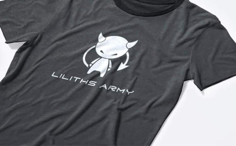 Liliths Army Black Logo T-Shirt