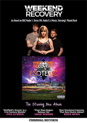 Weekend Recovery - "Esoteric" A3 Release Poster + Download