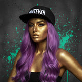 Embroidered 'Whatever' Black Snapback