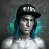 Embroidered 'Whatever' Black Snapback