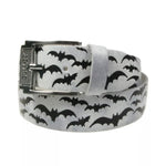 “Halloween Bats” Real Leather Belt
