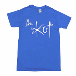 Last one! The Kut Logo T-Shirt - Electric Blue w/ White Print (Large)