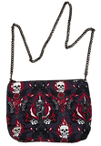 "Voodoo Skulls" Fabric Handbag