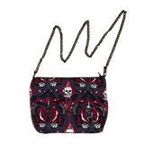 "Voodoo Skulls" Fabric Handbag