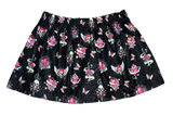 "Glitter Skulls" A-Line Skirt