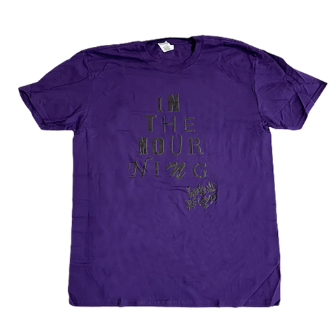 1 Left! XL Only! Weekend Recovery 'In the Mourning' T-Shirt in Purple