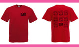 Lori - 2021 Tour Dates T-Shirt in Red w/ Back Print
