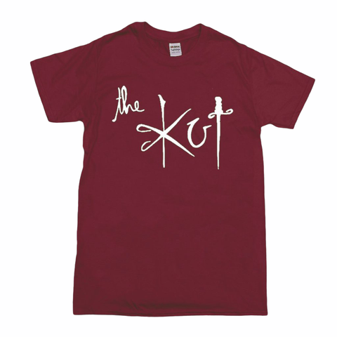 The Kut Logo T-Shirt - Maroon w/ White Print