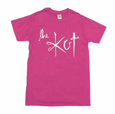The Kut Logo T-Shirt - Pink w/ White Print